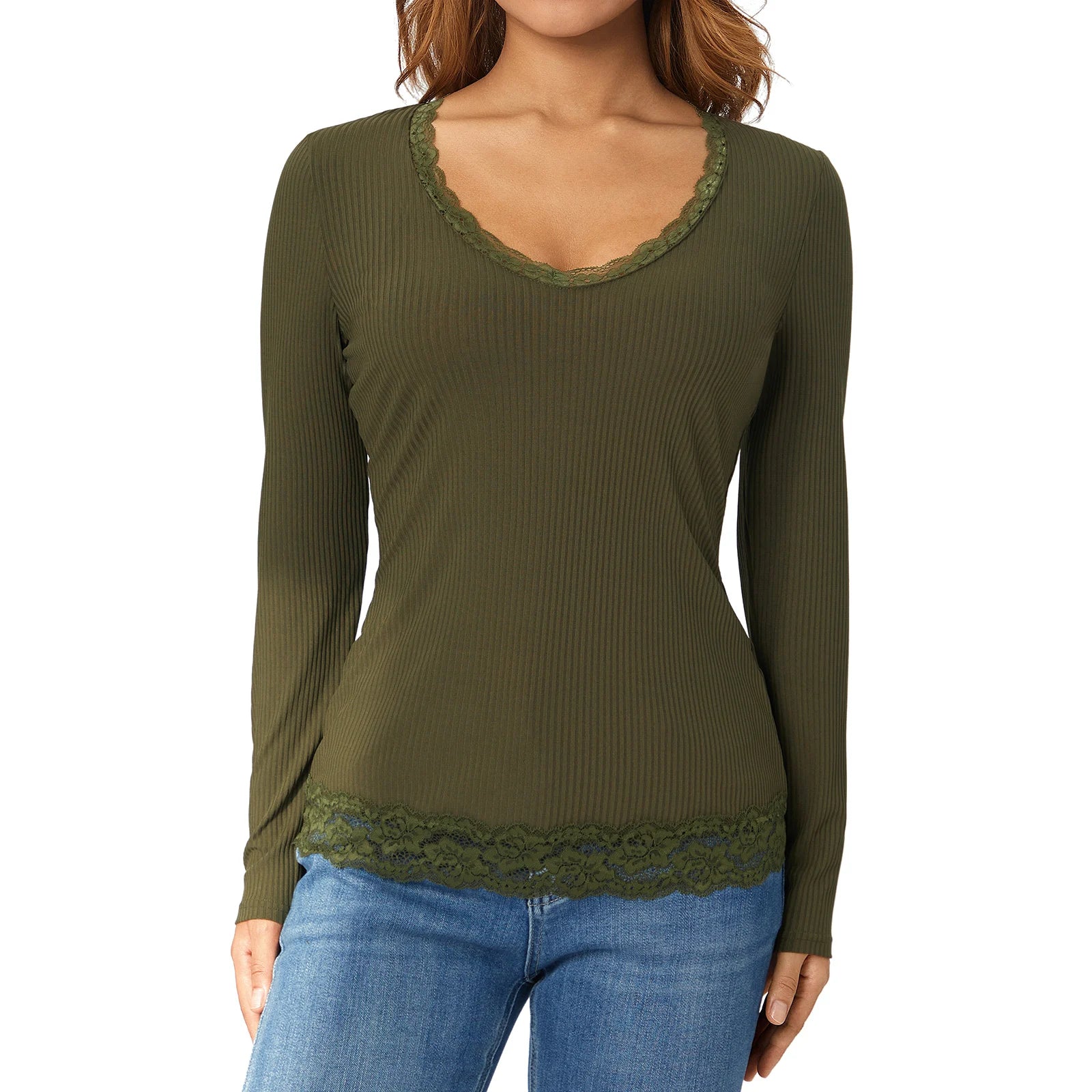 Vintage Lace Patchwork Cute Cotton Tshirts Women Korean Fashion Button Fairy Grunge Y2K Clothes Casual Spring Autumn Retro Tops