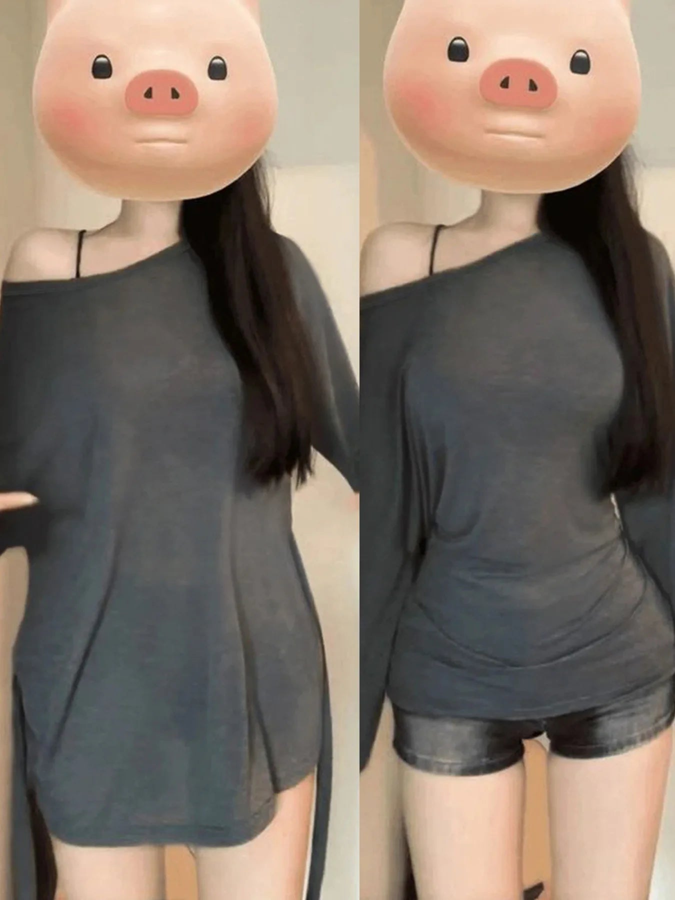 Sexy Thin See Through Long sleeve Oversize T shirt Women Bandage Off shoulder Top Female Basic Long Tees Korean Chic Lady New