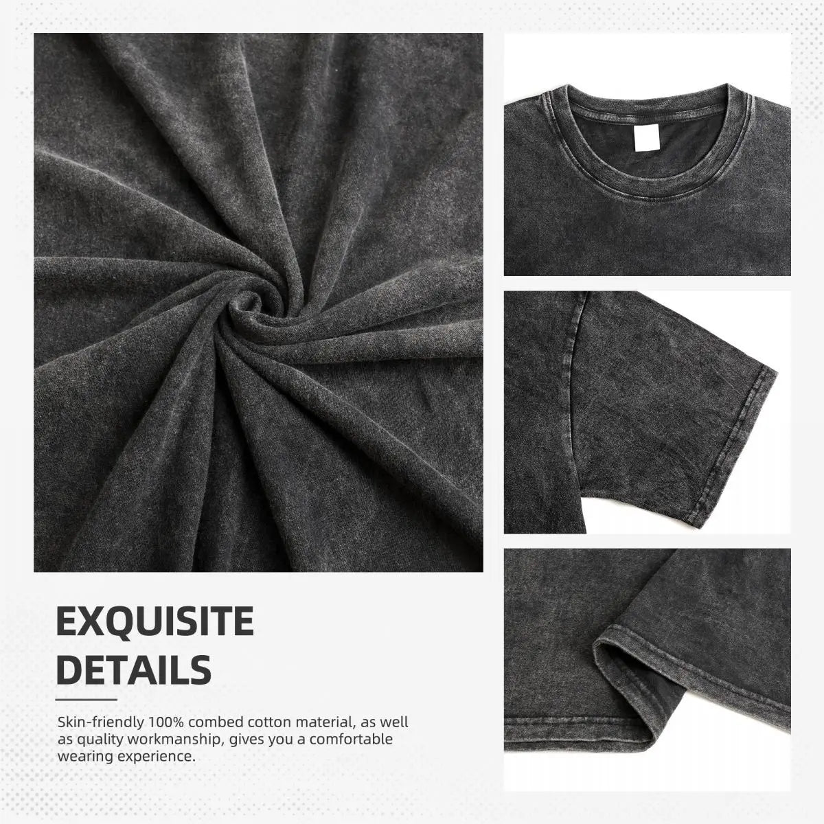 25 New Popular Anime Hit Show Washed Vintage Akaza T-shirt Manga Graphic Men's Clothing Cotton Oversized Short Sleeve Tees Tops