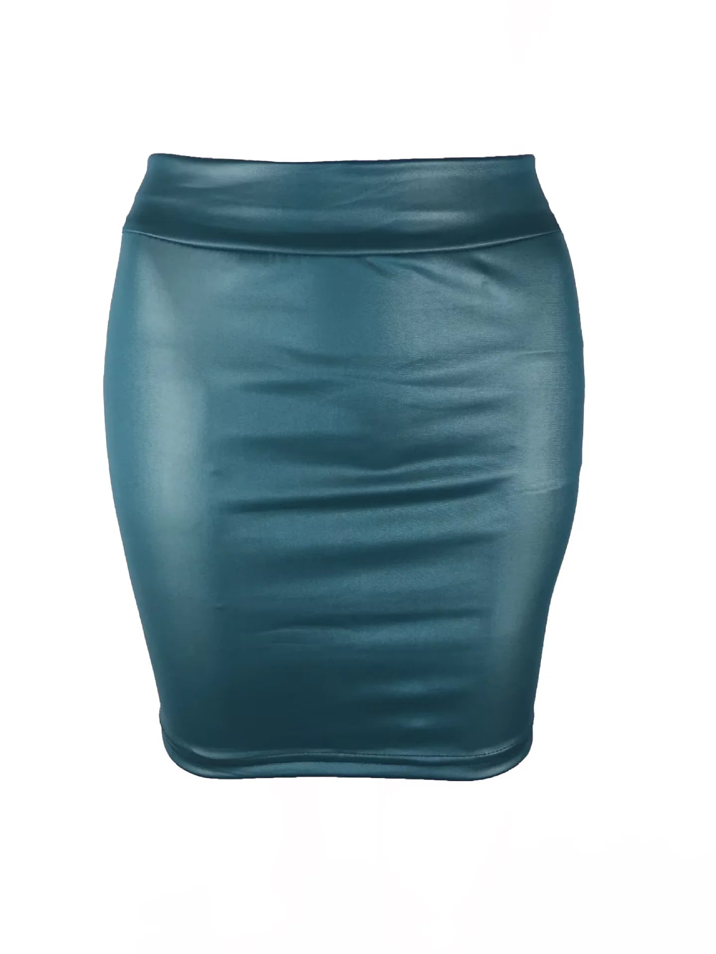 Leather Matte Slim Mini Sexy Fashion PU Hot Short High Waist Skirt Korean Nightclub Streetwear Wholesale Clothes 7ST