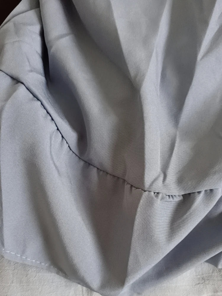 Dress Sets Women Long Sleeve High Waist Patchwork Spring A-line Korean Style Lovely All-match Design Aesthetic Clothes Y2k Chic