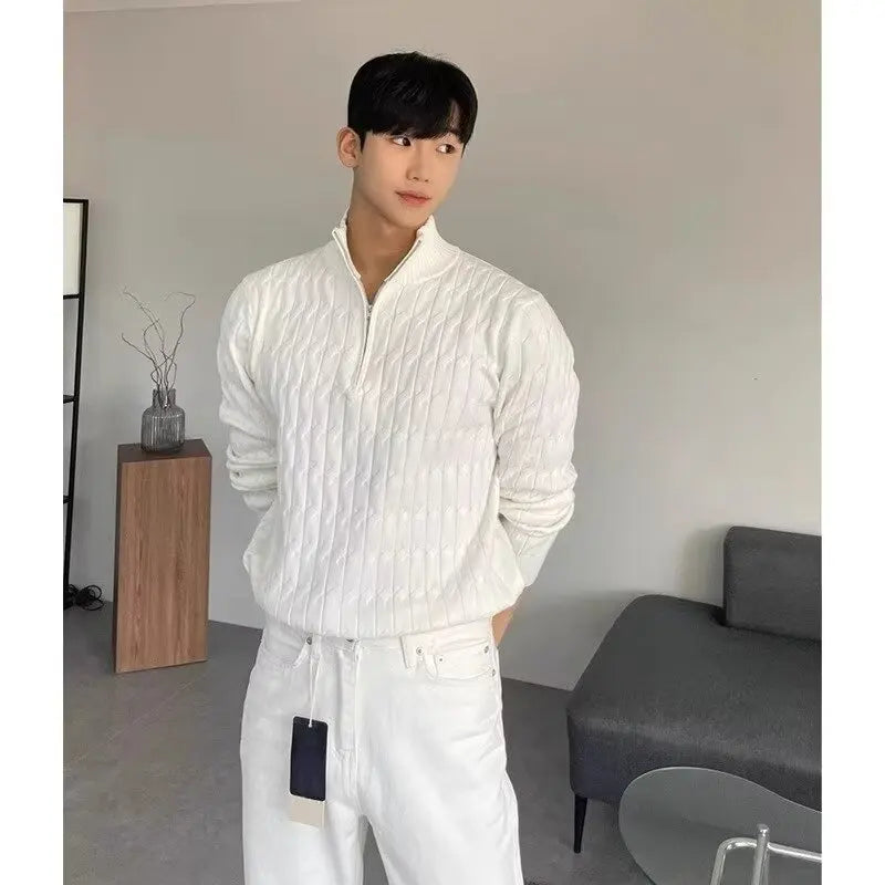 Replica Luxury Sweaters Men Sweater Jersey Korean Reviews Many Clothes Knitwear Cardigan Autumn Men's Clothing Mens Coat Hırka