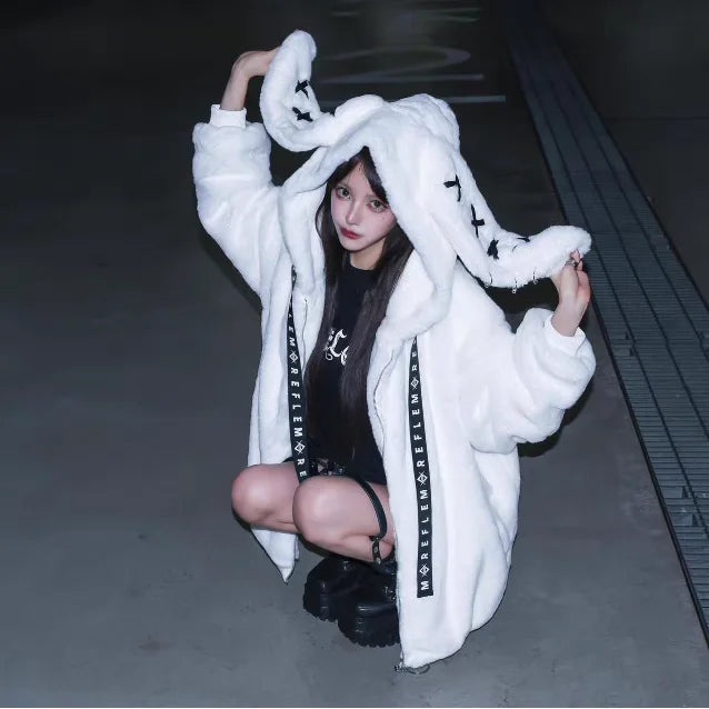 New in coats & jackets, Y2k Women's Zip-up Skull Print Hoodies, woman clothing hoodie,korean popular clothes, Harajuku Coat