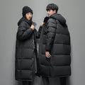 New Winter Fashion Youth Middle and Long Clothes Men'S Korean Version Popular Bread Down Cotton Thickened Warm Coat Boy