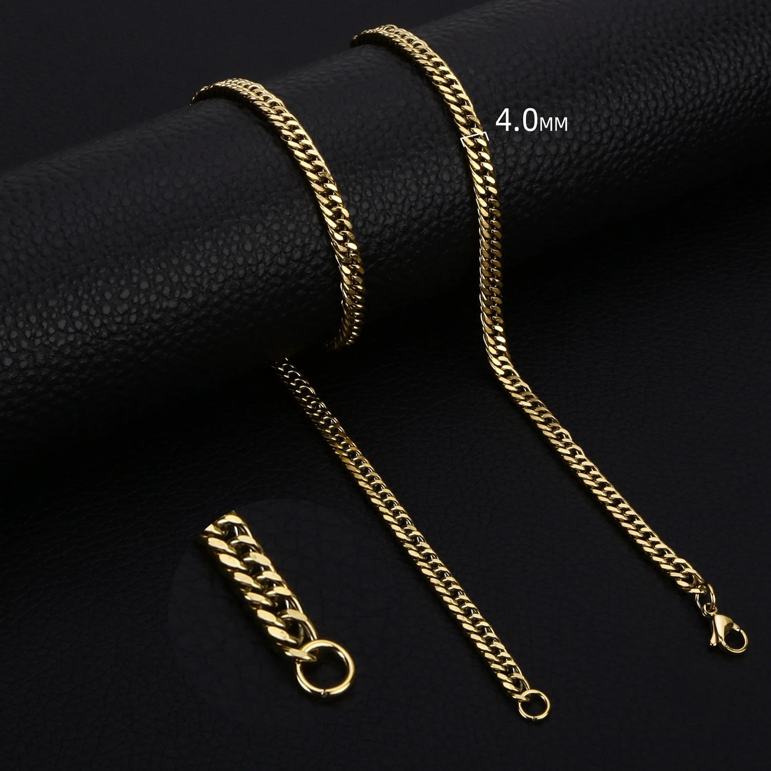 3.5-7MM Wide Stainless Steel Necklaces For Men Punk Cuban Link Chain Choker Women Hip Hop Fashion Party Jewelry Accessories