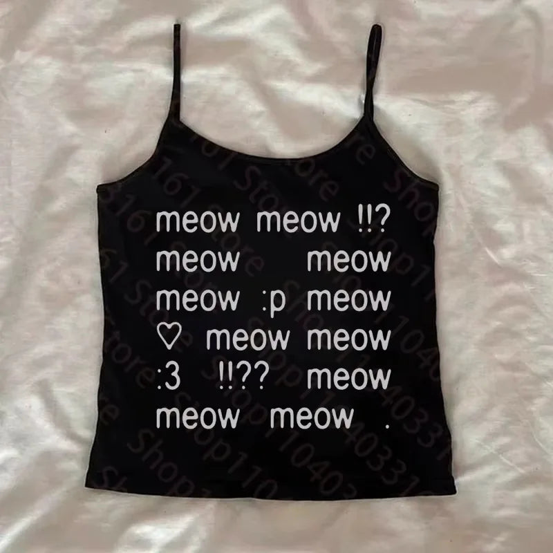 Letter Graphic Print Grunge Vintage Short Sleeve T-Shirt Y2k Style Slim Crop Top Streetwear Hip Hop Halter tops 90s Women's Tops