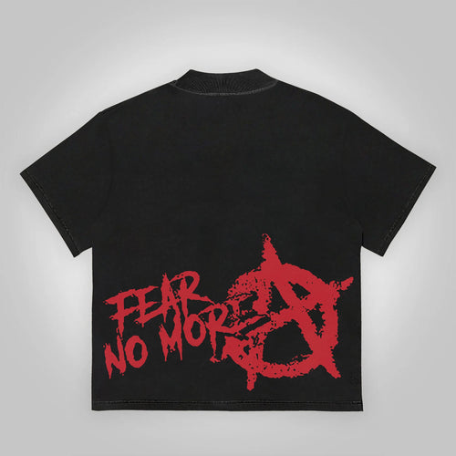 American New Neutral Fly Rich Graphic T-shirt Printed Men's and Women's Y2K Summer Short-sleeved Oversized T-shirt Street Top