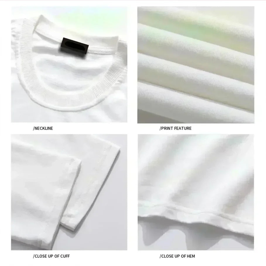 American New Neutral Fly Rich Graphic T-shirt Printed Men's and Women's Y2K Summer Short-sleeved Oversized T-shirt Street Top