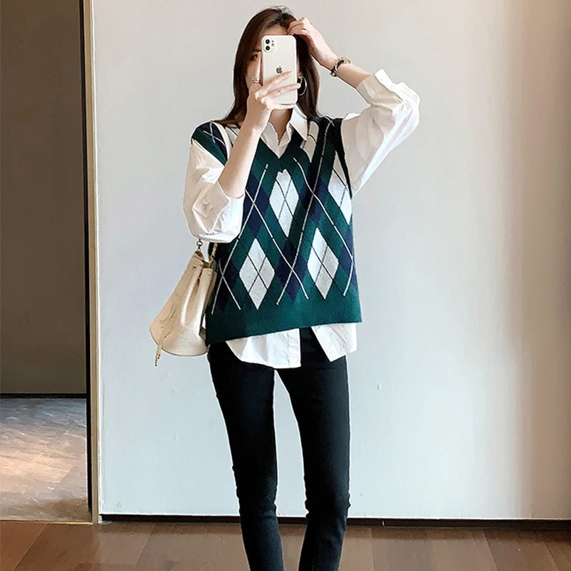 White Blouse Ladies' 2023 Autumn's new Korean-style Long-sleeved Casual Office Lady Shirt Loose Women Clothes Top Simple Shirts